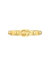 Gucci 18k Gg Running Ring In 8000 Oro Giallo