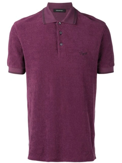 Ermenegildo Zegna Mm Polo Shirt - 紫色 In Purple