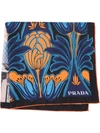 PRADA FANTASY SQUARE-SHAPE SCARF