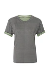ROSIE ASSOULIN REVERSIBLE CHECKED JERSEY T-SHIRT,734803