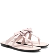 TOD'S LEATHER THONG SANDALS,P00372033