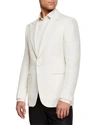 ERMENEGILDO ZEGNA MEN'S PEAK-LAPEL WOOL DINNER JACKET,PROD142240060