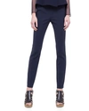 Akris Elasticized Cuffed Trousers In Navy
