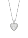 ADRIANA ORSINI Crystal Heart Pendant Necklace