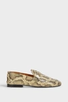 ISABEL MARANT Fezzy Snake-Print Loafers