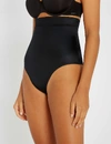 Spanx 'suit Your Fancy' Tanga Mit Hoher Taille In Black
