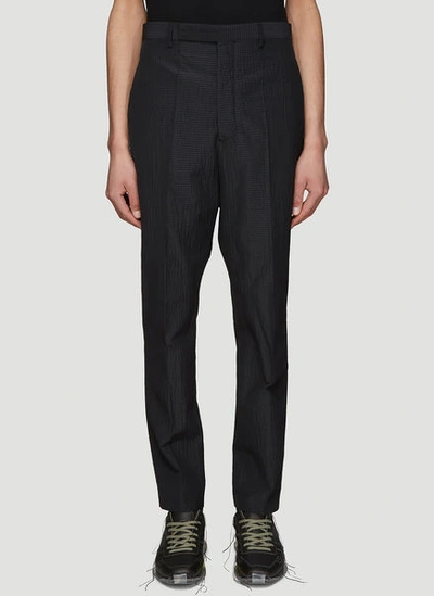 Rick Owens Classic Dress Trousers In Black