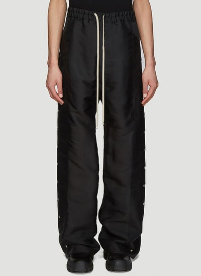 Rick Owens The Babel Pusher Trousers In Black
