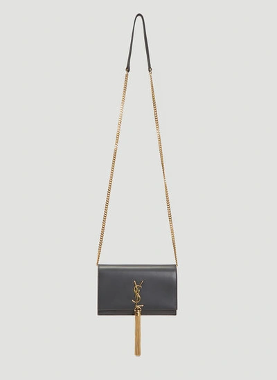 Saint Laurent Small Kate Tassel Bag In Black