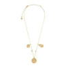 WANDERLUST + CO Aleya Gold Multi Charms Necklace