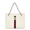 GUCCI RAJAH LARGE OFF-WHITE LEATHER TOTE