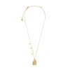 WANDERLUST + CO Astra Gold Locket Necklace