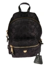 MOSCHINO EMBROIDERED BEAR QUILTED BACKPACK,10841086