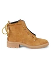 RAG & BONE Cannon Stacked Heel Suede Ankle Boots