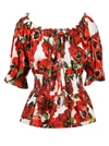 DOLCE & GABBANA FLORAL TOP,10841126