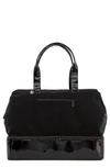 BEIS THE WEEKEND PATENT TRAVEL TOTE,BEIS418112