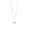 WANDERLUST + CO Crescent & Constellation Gold Layered Necklaces