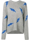 Zadig & Voltaire Cashmere Markus Sweater In Grey