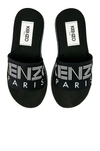 KENZO KENZO PAPAYA PLATFORM SPORTY MULES IN BLACK.,KZOR-WZ19