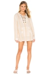 L*SPACE L*SPACE LOVE LETTERS TUNIC IN TAN.,LSPA-WD59