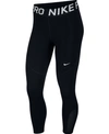 Nike Pro 365 Mesh-paneled Recycled Dri-fit Leggings In Black