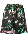 PINKO FLORAL PRINT WIDE SHORTS