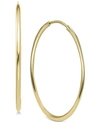 ARGENTO VIVO ENDLESS MEDIUM HOOP EARRINGS