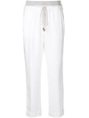 PESERICO CROPPED TRACK PANTS
