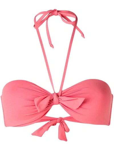 Fisico Knotted Halter Bikini - 粉色 In Pink