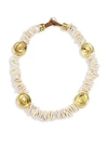 LIZZIE FORTUNATO Aphrodite Goldplated & Freshwater Pearl Collar Necklace