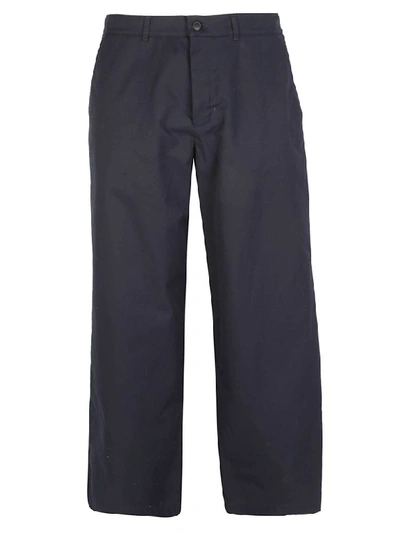 Balenciaga Trouser In Dark Navy