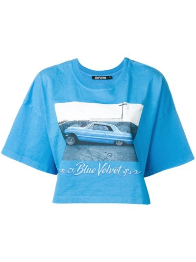 Adaptation Blue Velvet Print T-shirt - 蓝色 In Blue