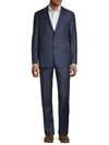 Hickey Freeman Infinity Classic Fit Solid Wool Suit In Blue