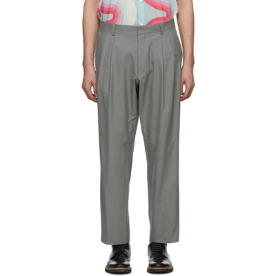 Dries Van Noten 灰色 Phil 九分休闲裤 In 802grey