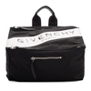 GIVENCHY GIVENCHY BLACK BAND LOGO PANDORA MESSENGER BAG