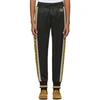 DOLCE & GABBANA DOLCE AND GABBANA BLACK AND GOLD CROWNS LOUNGE PANTS