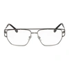 VERSACE VERSACE GUNMETAL GREEK WIRE GLASSES