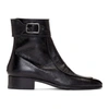 SAINT LAURENT SAINT LAURENT BLACK MILES 30 AGE BOOTS