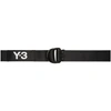 Y-3 Y-3 BLACK LOGO BELT