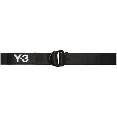 Y-3 Adjustable Buckle Belt - 黑色 In Black