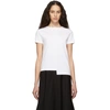 LOEWE WHITE ASYMMETRIC ANAGRAM T-SHIRT