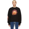 OFF-WHITE OFF-WHITE BLACK HANDS AND PLANET SWEATSHIRT