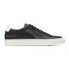 COMMON PROJECTS COMMON PROJECTS BLACK RETRO LOW SNEAKERS