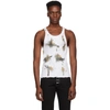 LINDER LINDER WHITE RIB JULIEN PAINTED TANK TOP