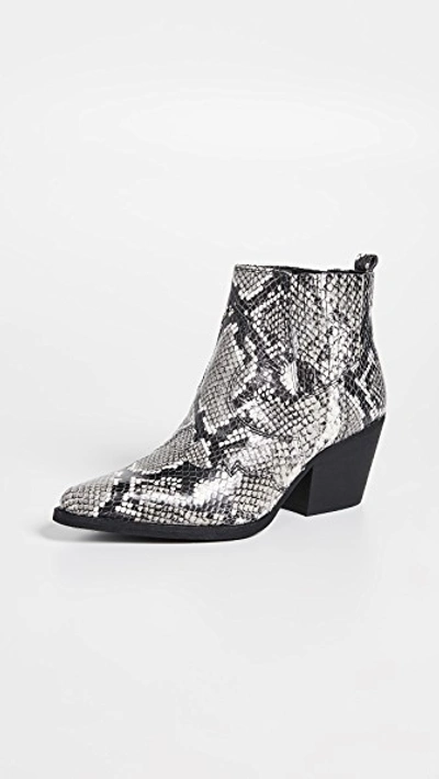 Sam Edelman Winona Booties In Black/white