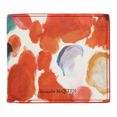 Alexander Mcqueen Multicolor Painters Palette Bifold Wallet In 8490 Multic