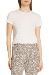 Shop Atm Anthony Thomas Melillo Schoolboy Cotton Crewneck T-shirt In Faded Rose