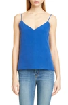 L Agence Jane Camisole Tank In Royal Blue