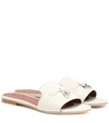 Loro Piana Summer Charms Flat Sandals In White