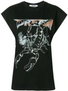 MSGM MSGM 蝎子图案印花T恤 - 黑色